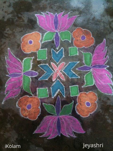 My first kolam of this season :-) - 