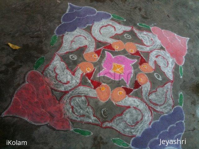 My first kolam of this season :-) - 