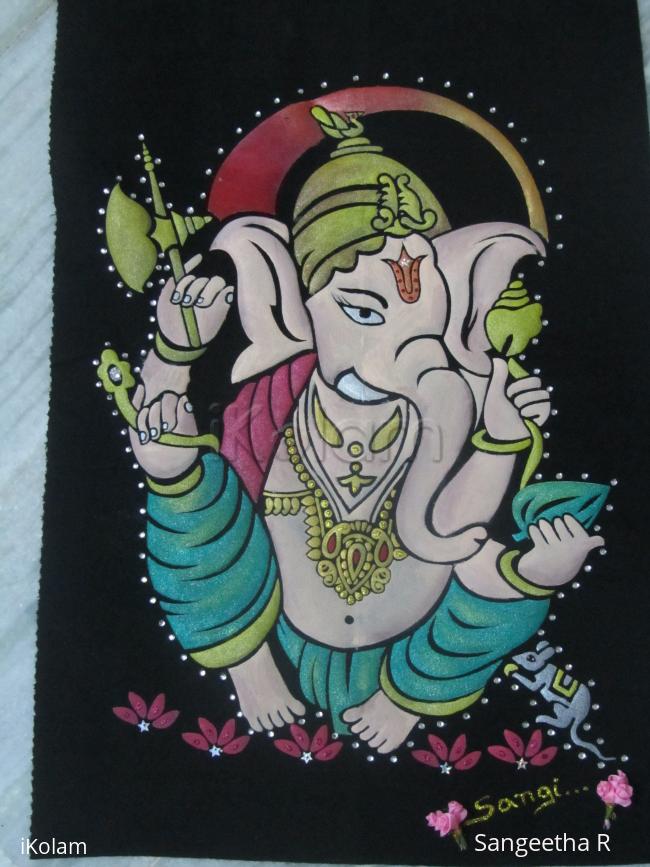 My embossed paintings - embose paintaing of lord ganesha