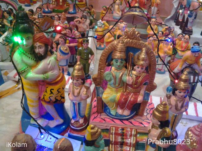 navarathiri golu - ramar pattabhishegam