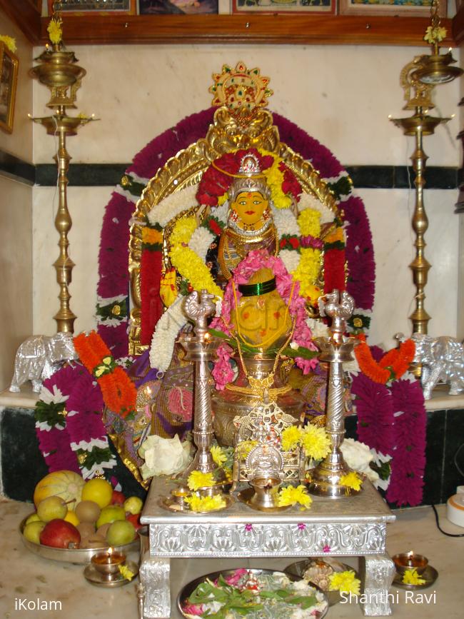 varamahalakshmi festival  - varamahalakshmi decoration 2012