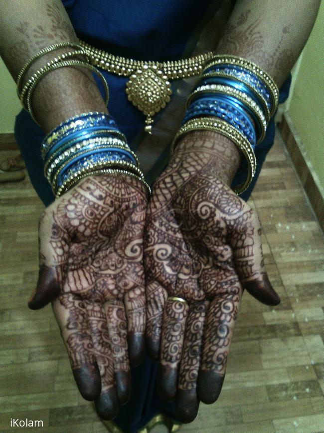 Latest mehndi work of mine - 