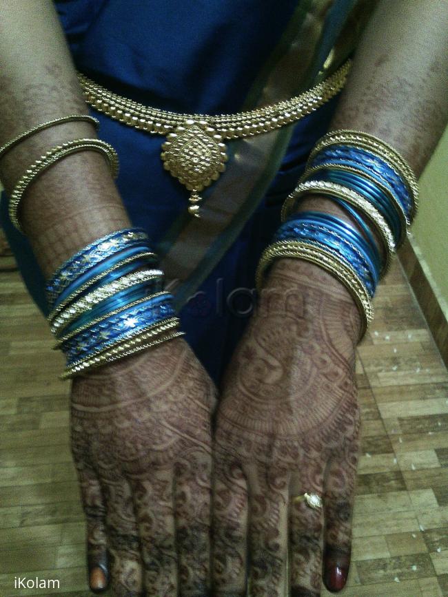 Latest mehndi work of mine - back hand design