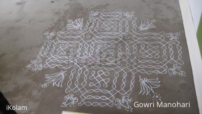 Rangoli: Chalk kolam in Singapore !!!