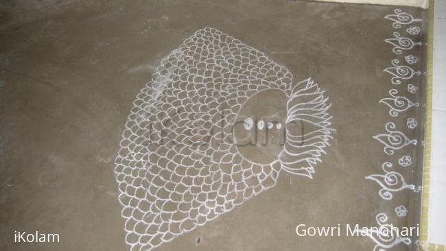 Rangoli: Chalk Kolam in Singapore !!!