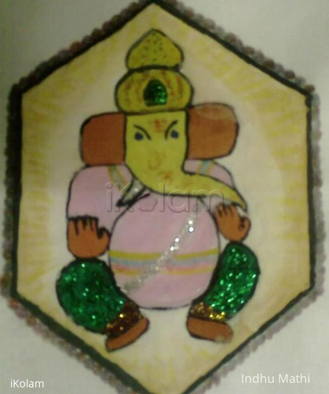 Rangoli: ganesha