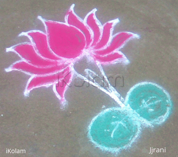 Rangoli: Lotus (for borders)