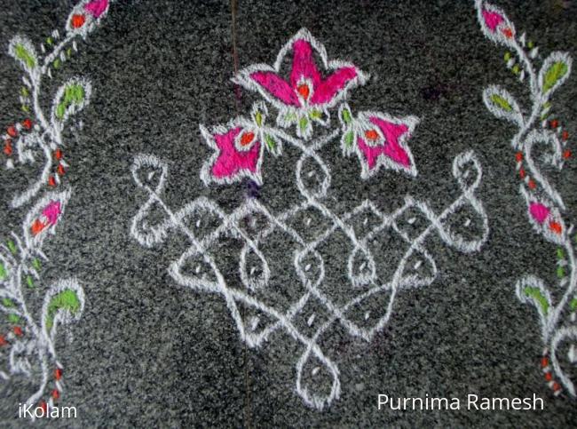 Rangoli: dotted kolam