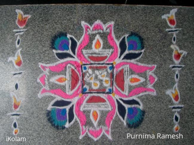 Rangoli: Janmashtami Kolam