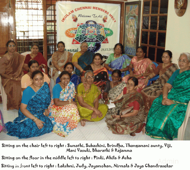 Rangoli: Chennai iKolam meet - Group picture