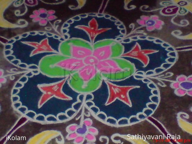 Rangoli: Color rangoli