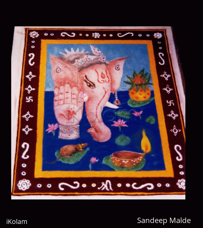 Rangoli: Sagar Ganesh 2003 