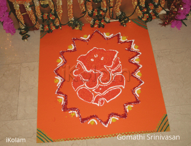 Rangoli: Ganesha