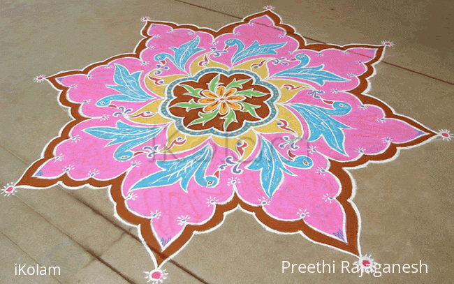 Rangoli: Herd of Swans