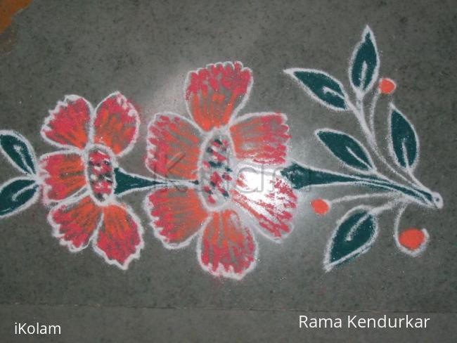 Rangoli: this freehand kolam