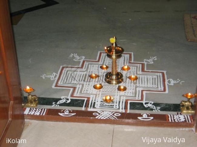 Rangoli: karthigai maa kolam