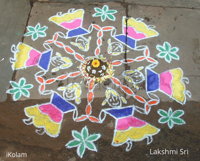 Rangoli: Jumproping girls