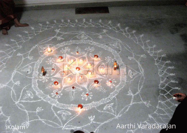 Rangoli: Karthigai Kolam