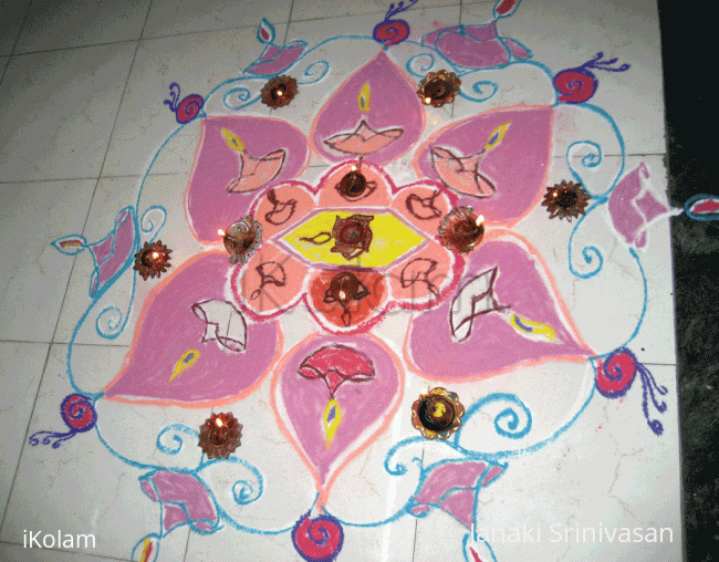 Rangoli: Karthigai Kolam