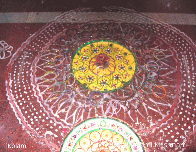 Rangoli: Kolam - Rangoli and bead work