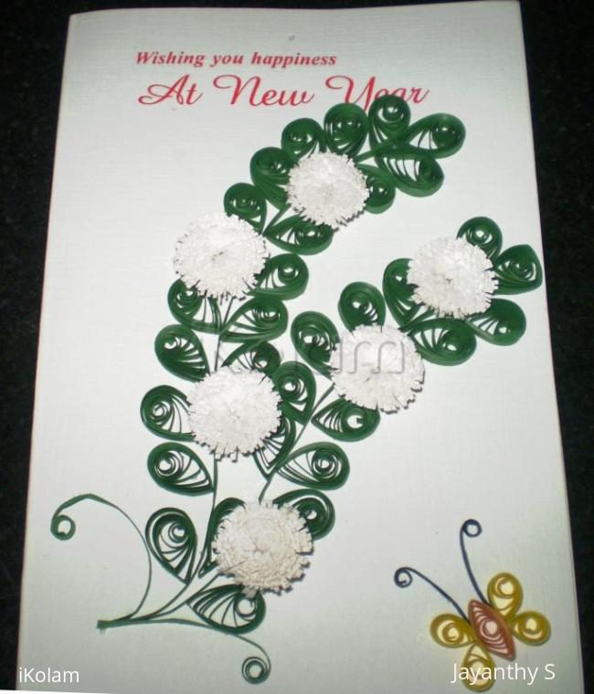 Rangoli: New year card