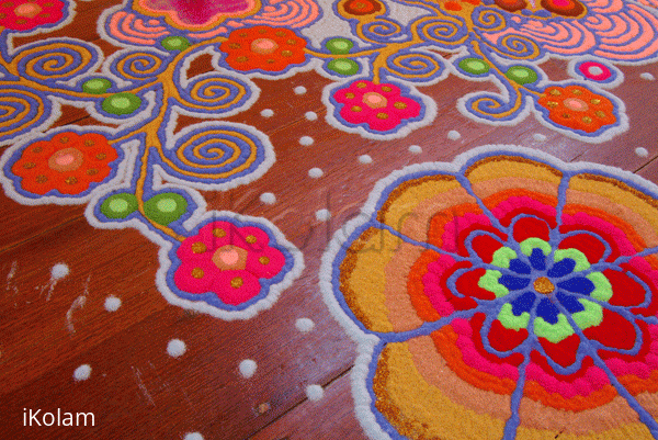 Rangoli: Diwali - Flowers