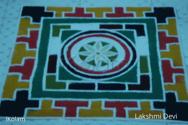 Rangoli: Rangoli - Durga - 2