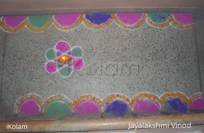 Rangoli: Flower rangoli