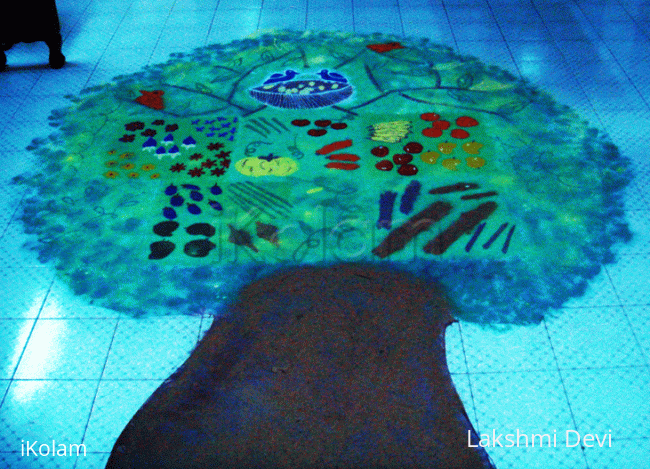 Rangoli:  Save trees to save yourself 