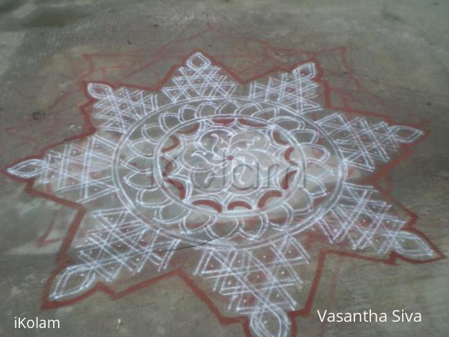 Rangoli: Varalakshmi vratham