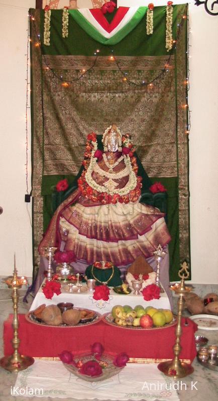 Rangoli: The Varamahalakshmi Pooja 