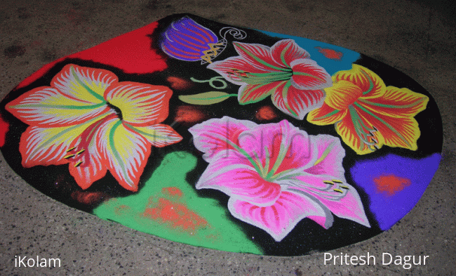 Rangoli: Orchids