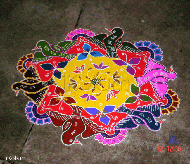 Rangoli: Margazhi dew drops Kolam contest - 2008-2009