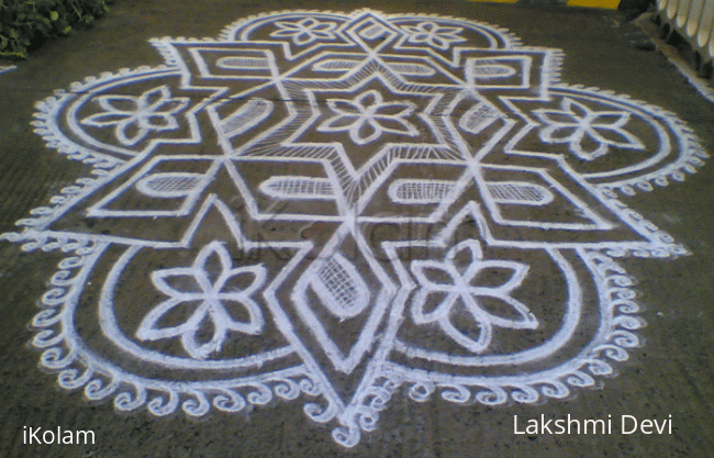 Rangoli: Arches_stars