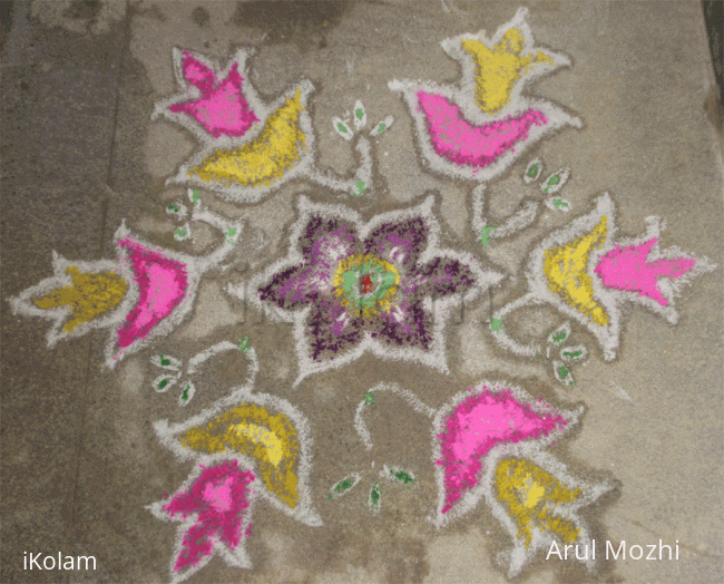 Rangoli: Margazhi dew drops Kolam contest - 2008-2009