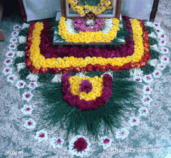 Rangoli: Flower rangoli