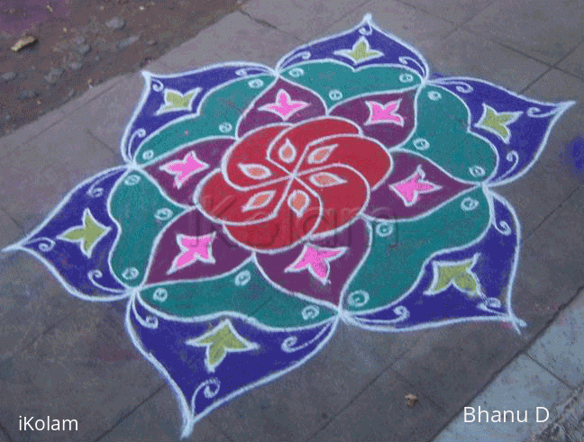 Rangoli: Margazhi dew drops Kolam contest - 2008-2009