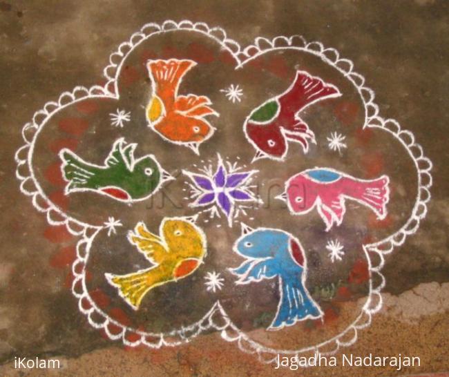 Rangoli: Birds