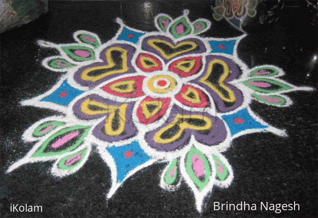 Rangoli: Counter-top Rangoli