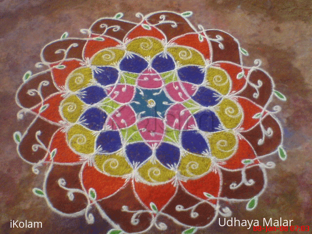 Rangoli: Curly Swirls