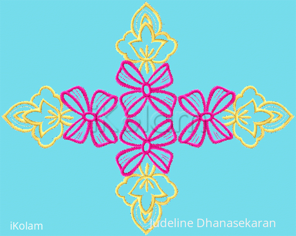 Rangoli: Embroidery design