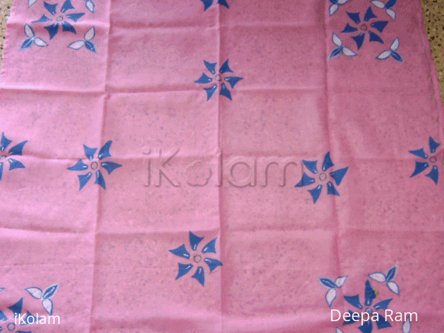 Rangoli: Stars on curtains