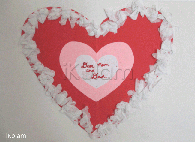 Rangoli: Valentine Card