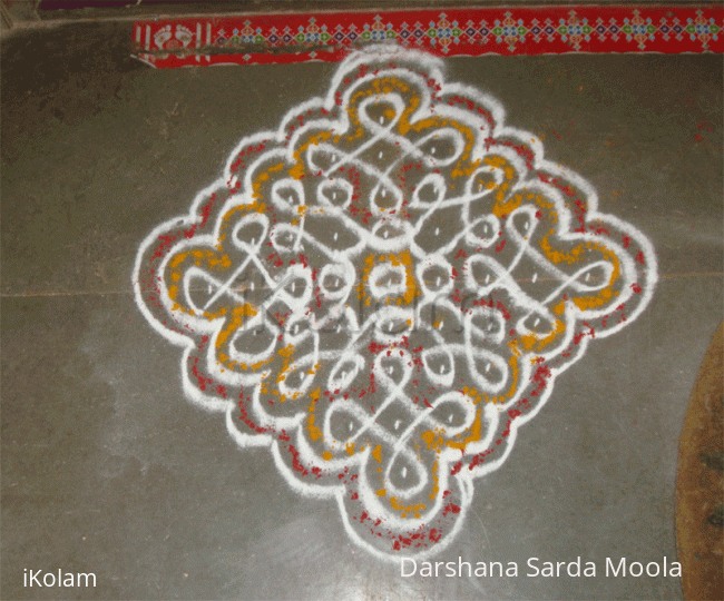 Rangoli: Kolam : 9-1