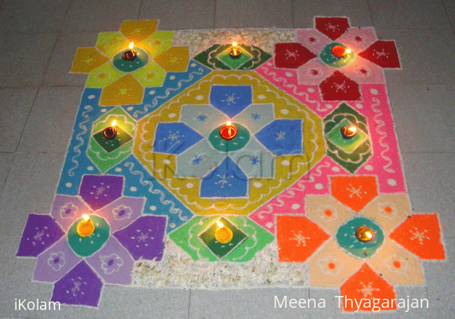 Rangoli: Diwali - rangoli (contest entry_12)