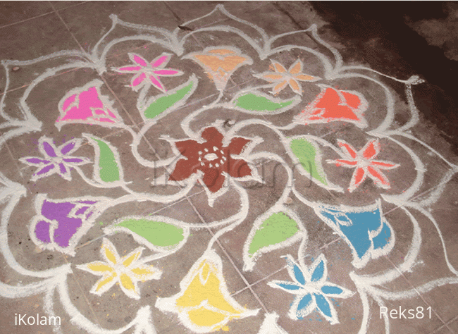 Rangoli: Flowers