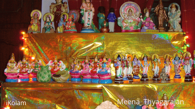 Rangoli: Golu - Dashavatharam and Lakshmi collection