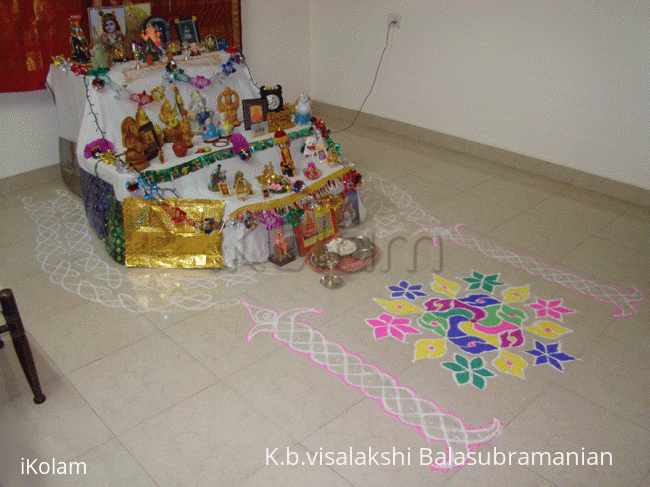 Rangoli: Golu with kolam