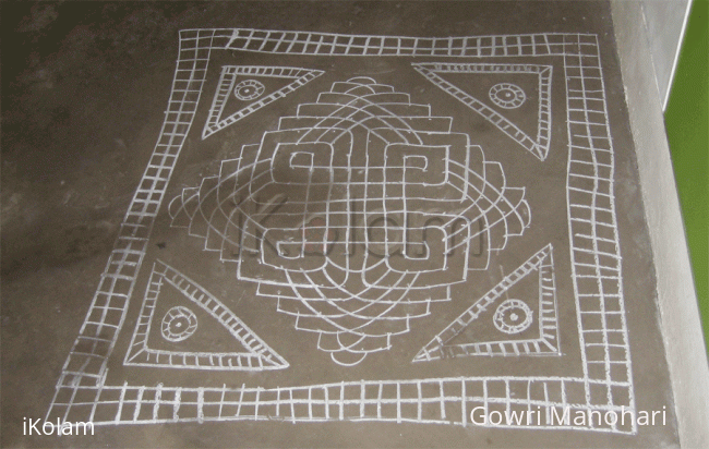 Rangoli: Chalk Kolam in Singapore!