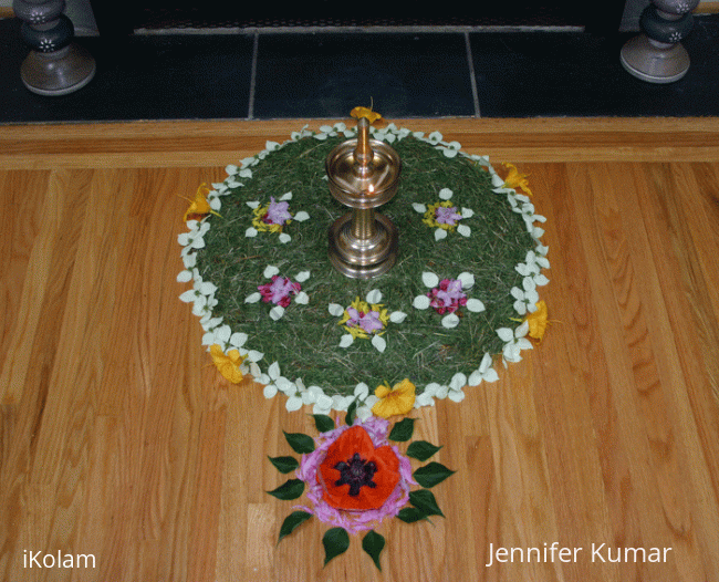 Rangoli: Rangoli (using grass)